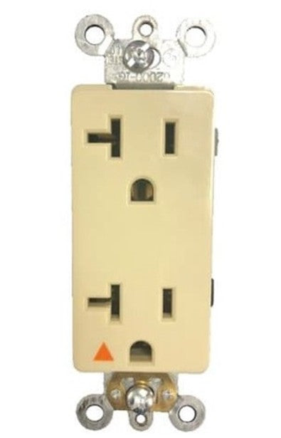 Enerlites Ig Decorator Receptacle 20A 125V 5-20R Ivory 62000-IG-I