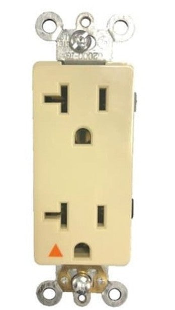 Enerlites Ig Decorator Tr Receptacle 20A 125V 5-20R Ivory 62000-IG-TR-I