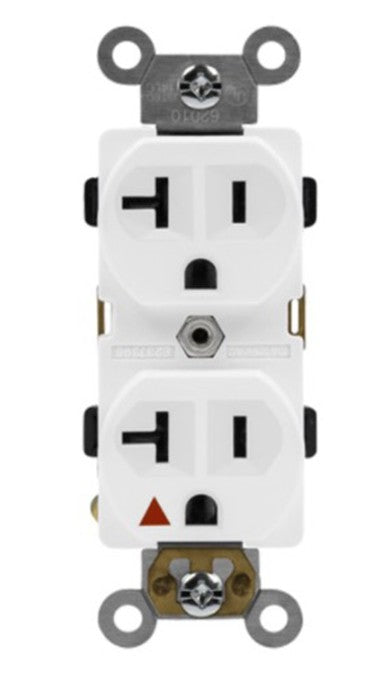 Enerlites Ig Duplex Receptacle 20A 125V 5-20R Ivory 62010-I