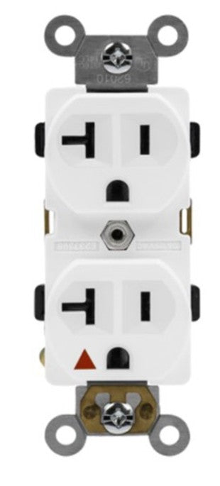 Enerlites Hos Duplex Receptacle 20A 125V 5-20R White 62020-W