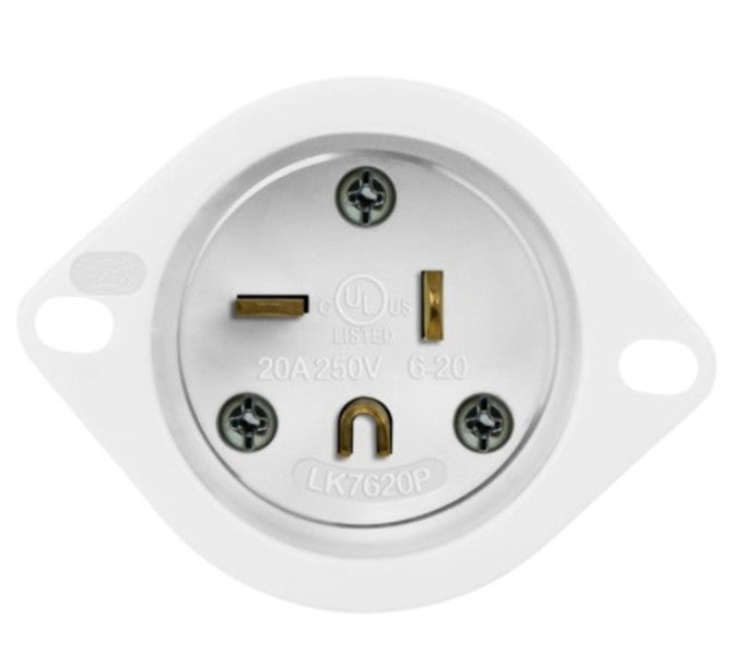 Enerlites Ind Sb Fi 2P 3-Way Grd 6-20Pfi 20A 250V White 66233-W