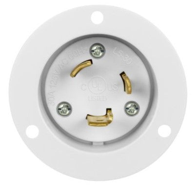 Enerlites Ind Locking Fi 2P 3-Way Grd L6-30Pfi 30A 250V White 66463-W