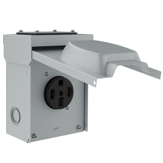 Enerlites EV Weatherproof Metal Receptacle Box 14-50R 66500M