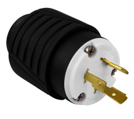 Enerlites Ind Locking Plug 2P 3-Way L7-20P 20A 277V Black 66511-BK