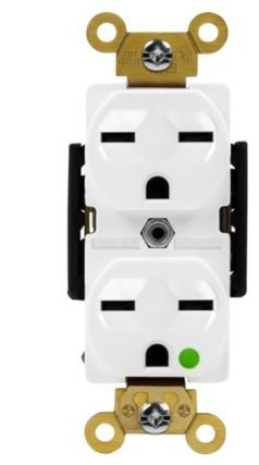Enerlites Hos Duplex Receptacle 15A 250V 6-15R White 68151-W