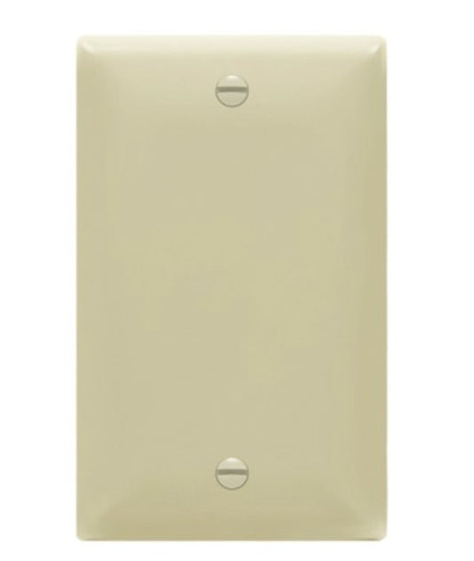 Enerlites Standard 1-Gang Blank Wall Plate Ivory 8801-I