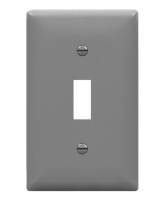 Enerlites Standard 1-Gang Toggle Wall Plate Gy 8811-GY