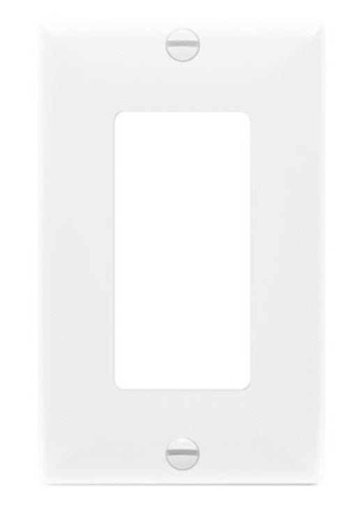Enerlites Standard 1-Gang Decorator/GFCI Wall Plate White 8831-W