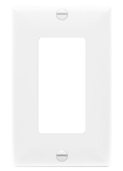 Enerlites Mid-Size 1-Gang Decorator/GFCI Wall Plate White 8831M-W