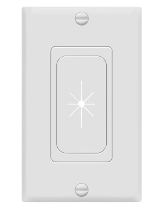 Enerlites Pass-Through Plate White 8901-W