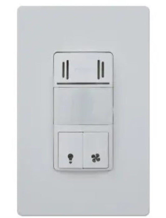 Enerlites In Wall Humidity/Pir Sensor Switch White DWHOS-W