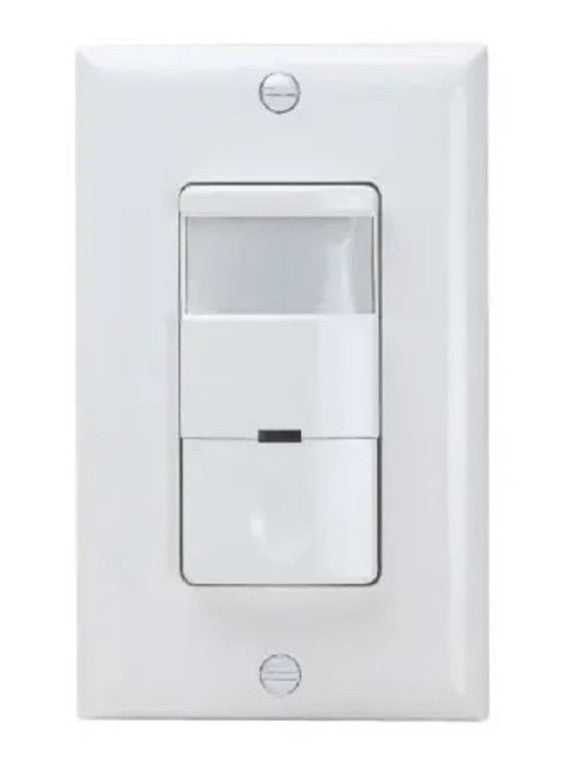 Enerlites In Wall Pir Occ/VAC Sensor Single Pole 120/277V White DWOS-1277-W