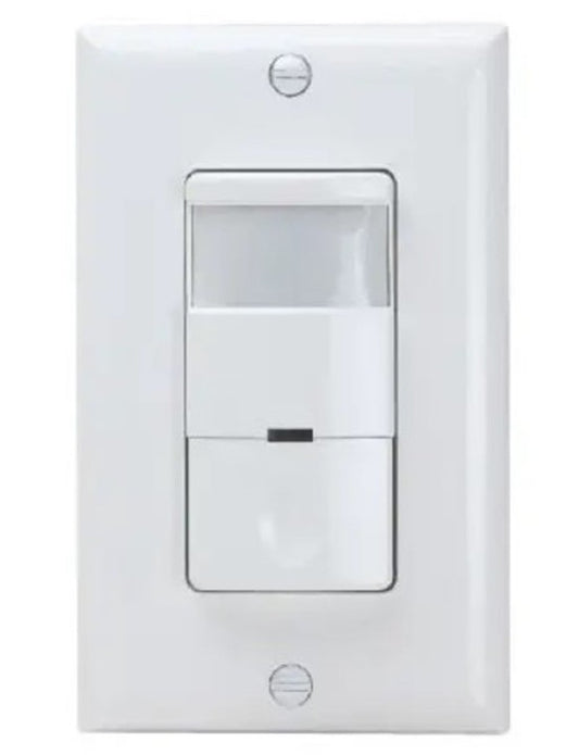 Enerlites In Wall Pir Occ/VAC Sensor Single Pole Grd Req 120/277Vwh DWOS-J-W