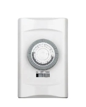 Enerlites In Wall Mechnical Timer 24H White HMT01N-W
