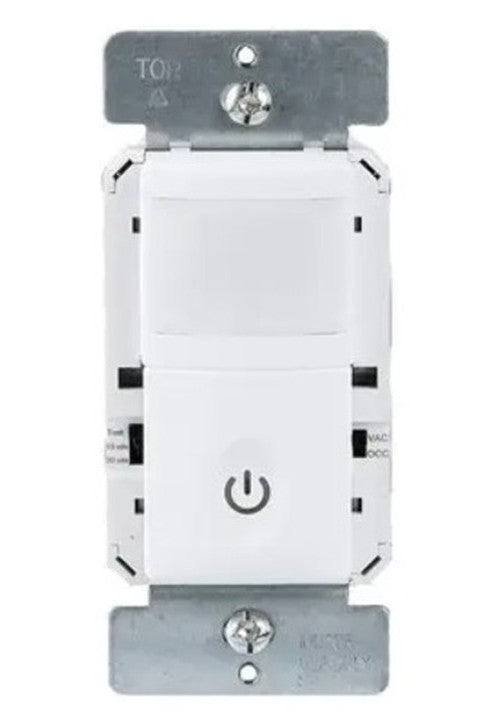 Enerlites In Wall Pir VAC Sensor Single Pole 120/277V White HMVS-J-W