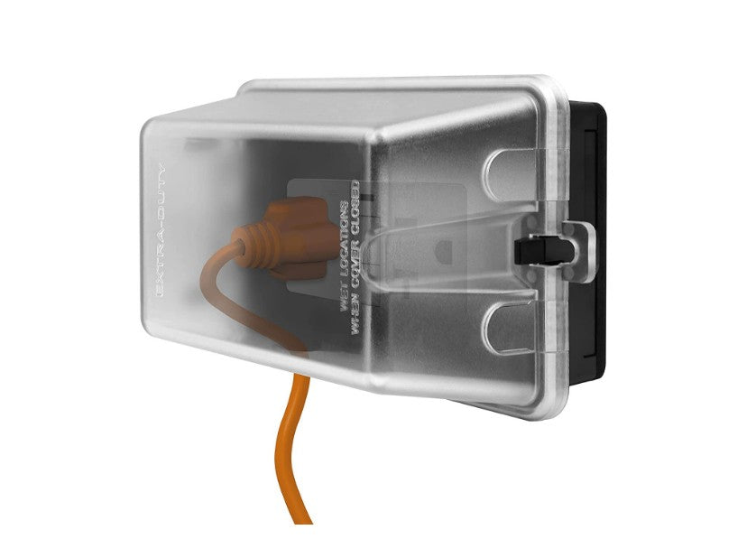 Enerlites 1-Gang Hd Weatherproof Hori/Vert Cover Clear IUC1HV-D