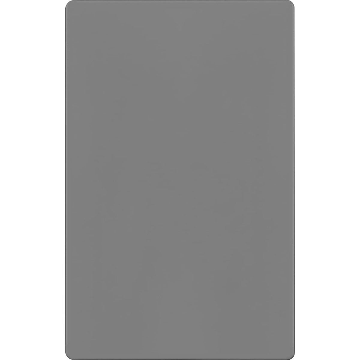 Enerlites Standard Snap In Screwless 1-Gang Blank Wall Plate Gy SI8801-GY