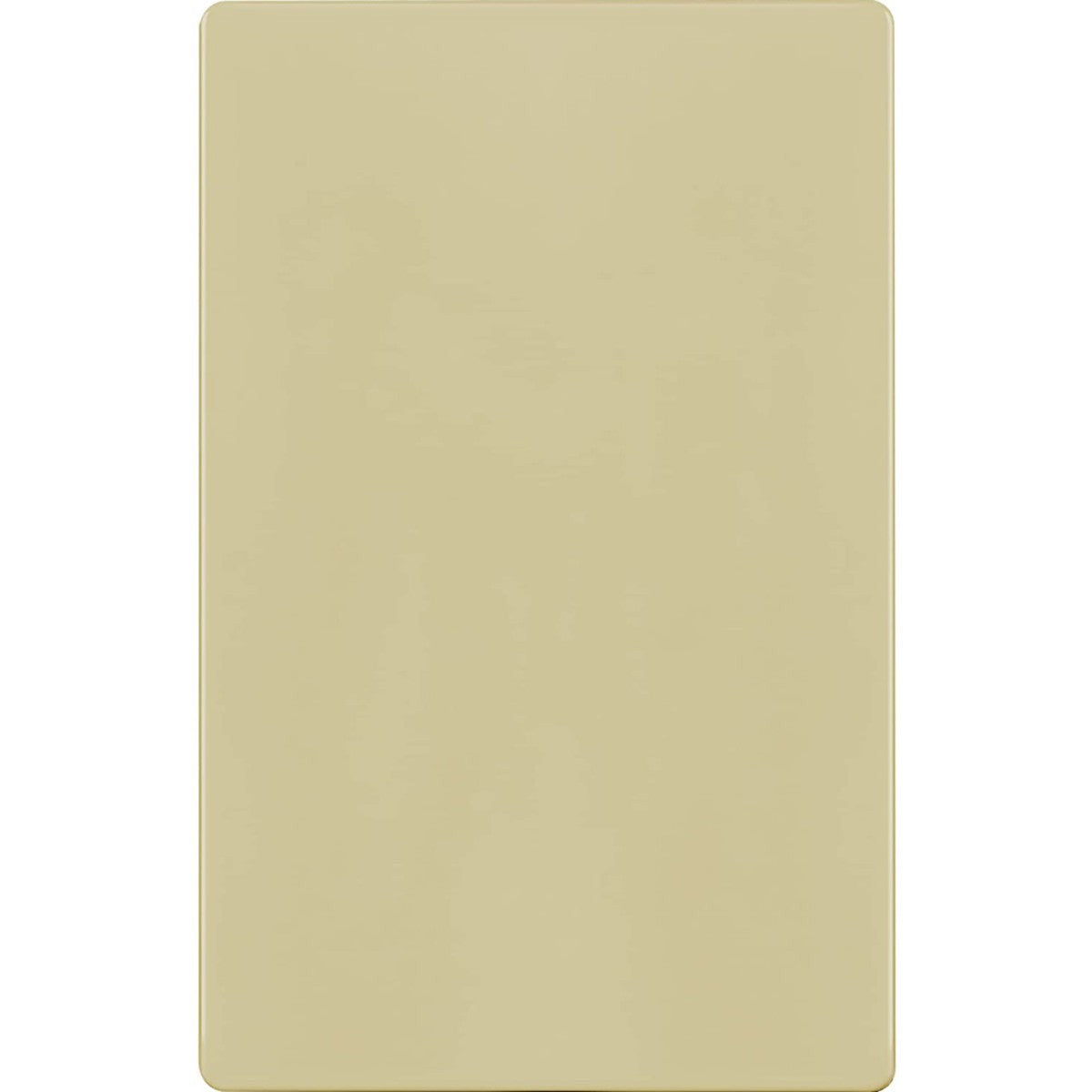 Enerlites Standard Snap In Screwless 1-Gang Blank Wall Plate Ivory SI8801-I