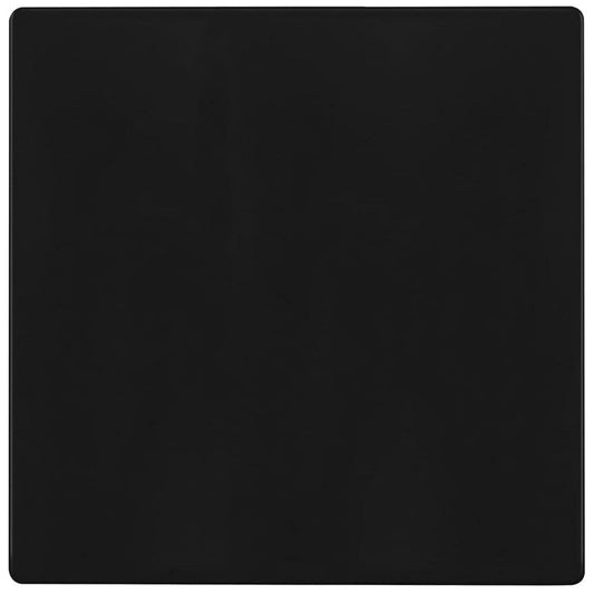 Enerlites Standard Snap In Screwless 2-Gang Blank Wall Plate Black SI8802-BK