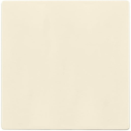 Enerlites Standard Snap In Screwless 2-Gang Blank Wall Plate Light Almond SI8802-LA