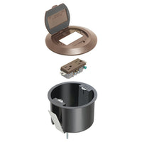 Arlington Industries FLBR6500BR brown floor box