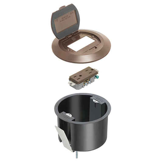 Arlington Industries FLBR6500BR Floor Box