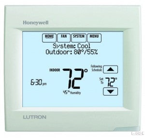 Lutron Caseta wireless thermostat in White