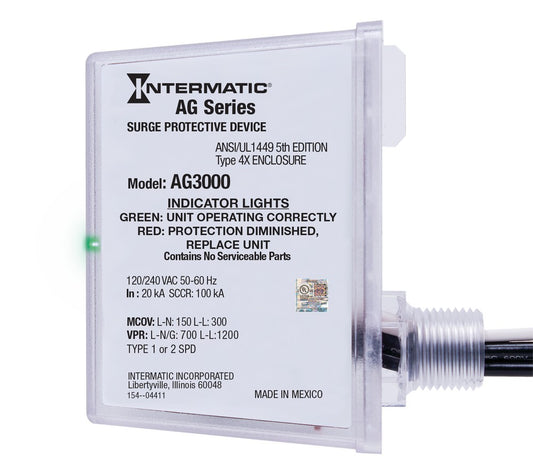 Intermatic 120/240 VAC Surge Protective Device AG3000