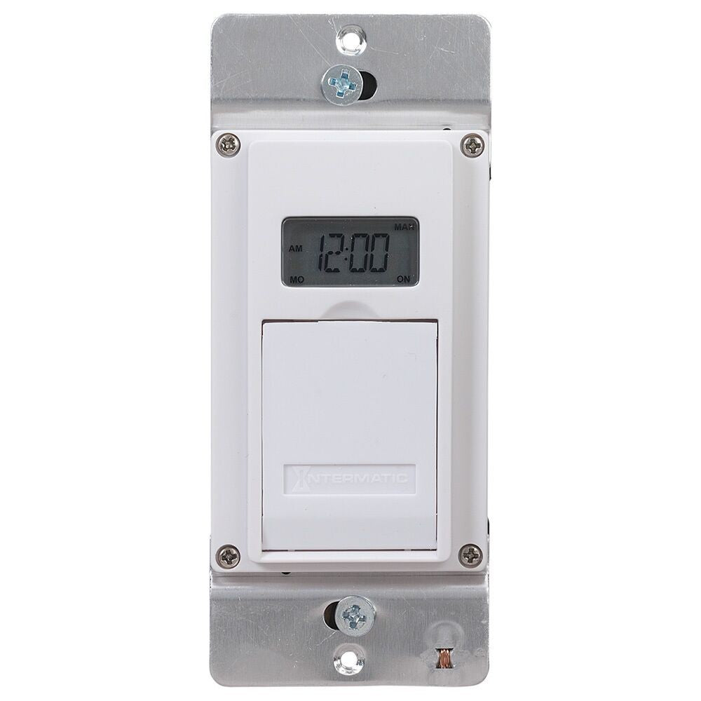 Intermatic 120 VAC 12A 7-Day White Programmable Timer EJ600