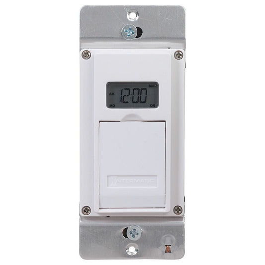 Intermatic 120 VAC 12A 7-Day White Programmable Timer EJ600