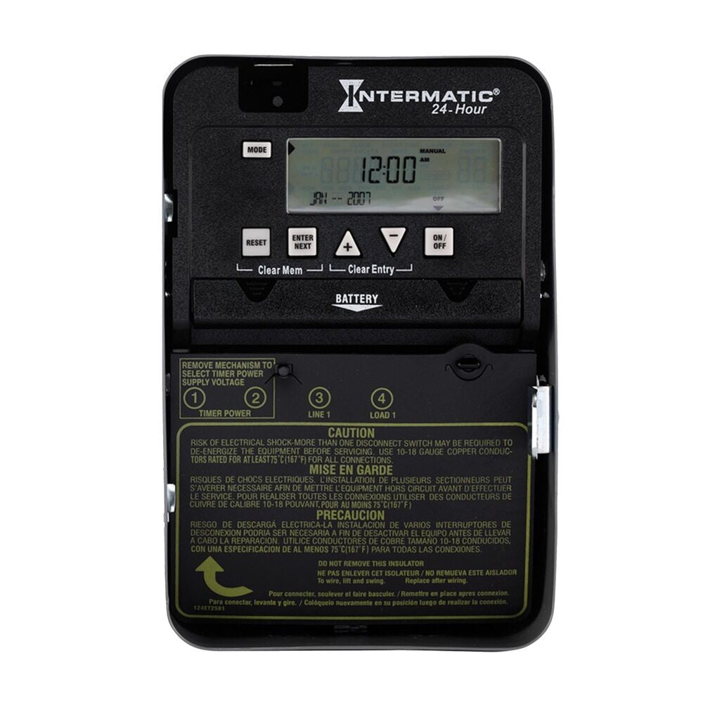 Intermatic 120-277 VAC 1 Circuit Indoor Electronic Control ET1105C