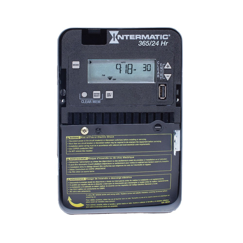 Intermatic 120-277 VAC 1-Circuit Indoor Electronic Control ET2105C