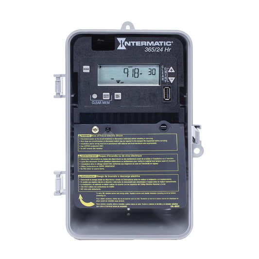 Intermatic 120-277 VAC 1-Circuit Indoor/Outdoor Electronic Control ET2115CP