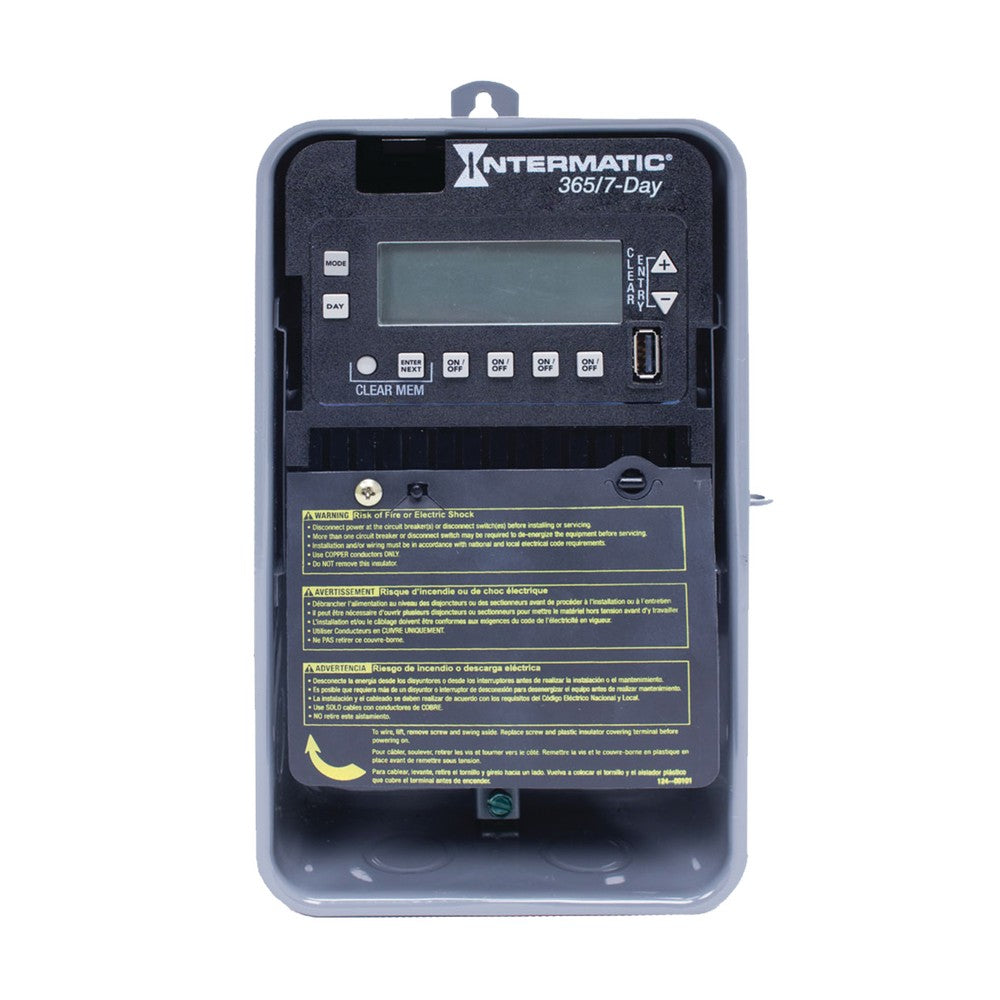 Intermatic 120-277 VAC 4-Circuit Outdoor Electronic Control ET2745CR