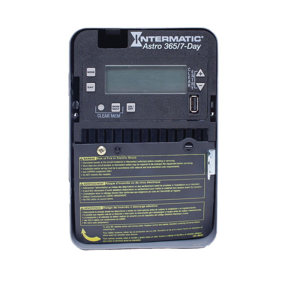Intermatic 120-277 VAC 1-Circuit Indoor Astronomic Electronic Control ET2805C