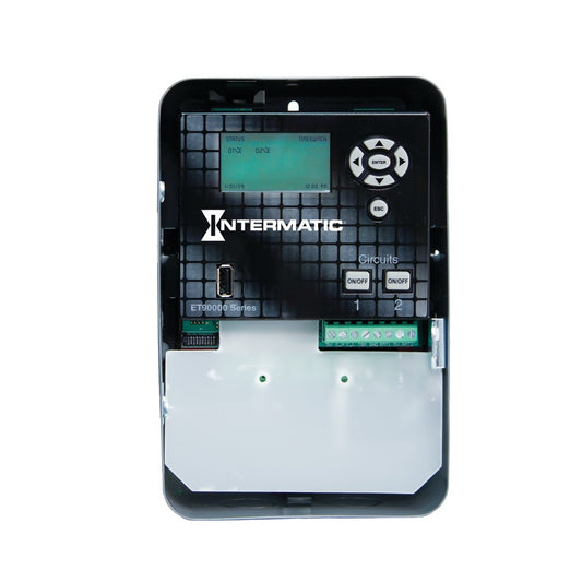 Intermatic 120-277 VAC 50/60 Hz 2-Circuit Indoor Astronomic Electronic Control ET90215C