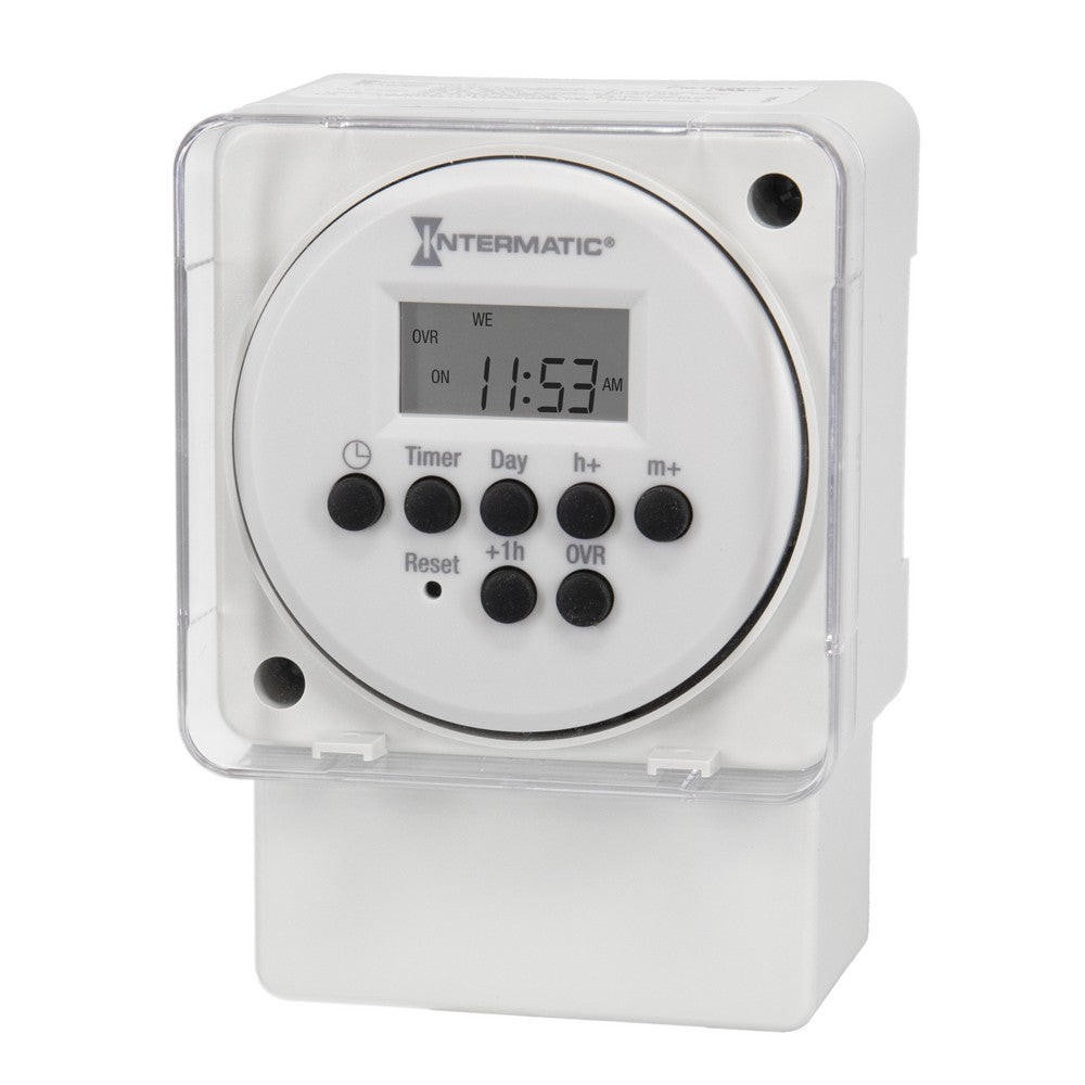 Intermatic 12/24 VDC 15A 24-Hour 14 Setpoint Programs Electronic Surface/DIN Rail Timer Module FM1D14A-LV