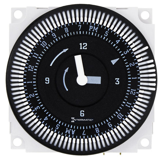 Intermatic 120V 21A 24-Hour Electromechanical Panel Mount Timer Module FM1STUZ-120U
