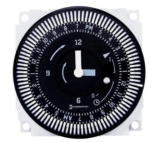 Intermatic 24V 21A 24-Hour Electromechanical Panel Mount Timer Module FM1STUZH-24U