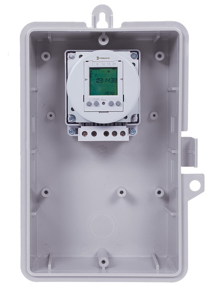 Intermatic 12/24V 15A 24-Hour 20 Setpoint Programs Electronic Time Control GMXFM1D20-I-LV