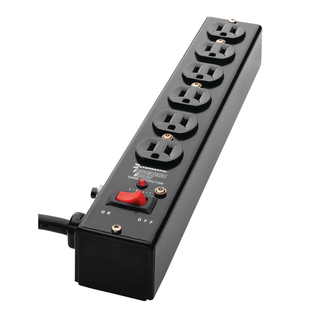Intermatic 125 VAC Black Point-of-Use Surge Protective Strip IG112663BLK10