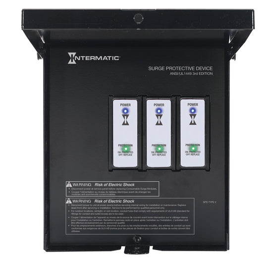 Intermatic 120/240 VAC 6-Mode Outdoor Surge Protective Device IG2280-OM