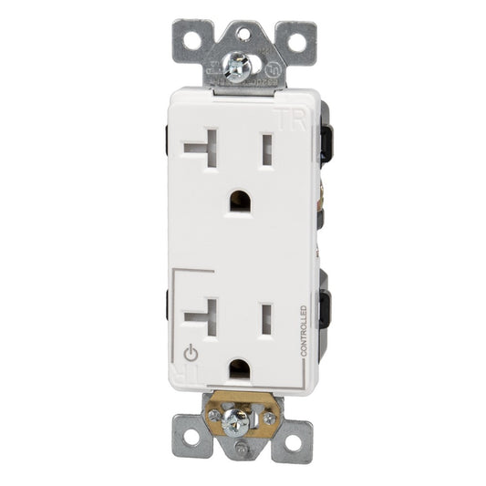 Intermatic Commercial Grade Decorator Plug Load Receptacle IOS-DPLR-WH