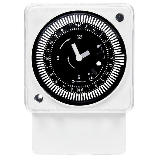 Intermatic 208/240V 21A 24-Hour Electromechanical Surface/DIN Rail Timer Module MIL72ASTUZH-240