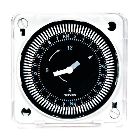 Intermatic 12/24V 21A 24-Hour Electromechanical Flush Mount Timer Module MIL72EQTUZ-24