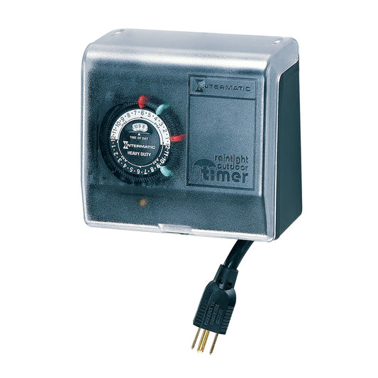 Intermatic Outdoor Mechanical Plug-In Timer P1101