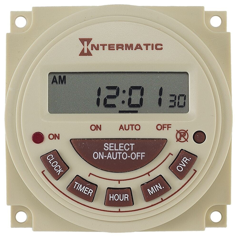 Intermatic 240V 24-Hour Electronic Panel Mount Timer Replacement Kit PB314EK