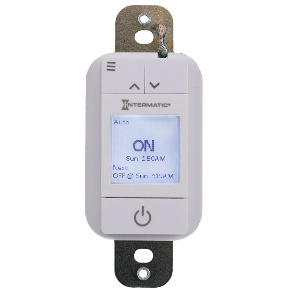 Intermatic 120 VAC 15A 7-Day White Programmable Timer ST700W