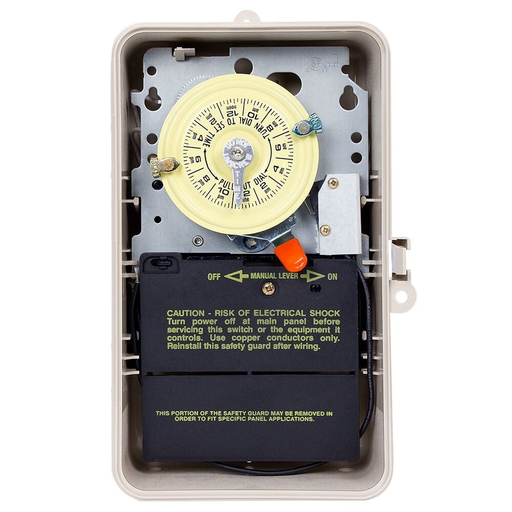 Intermatic 208-277V 24-Hour Mechanical Time Switch T104P201