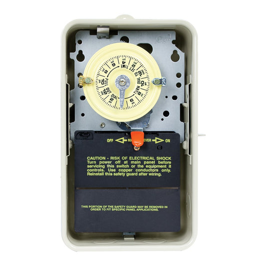 Intermatic 208-277V 24-Hour Metal Mechanical Time Switch T104R3